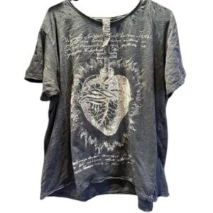 Magnolia Pearl Faithful Heart Ozzy Distressed Shirt
